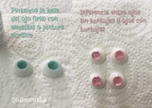 como hacer ojos resina bjd